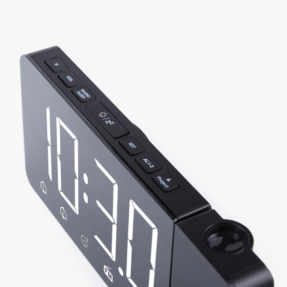 Projection Alarm Clock 3211 Projection Clock With Radio Double Alarm Time LED Display Electronic Clock